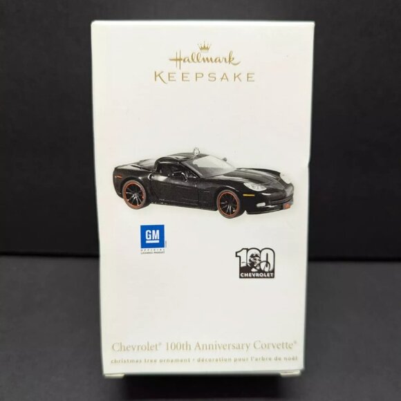Hallmark Keepsake Ornament 2011 Chevrolet 100th Anniversary Corvette Christmas - Picture 6 of 7